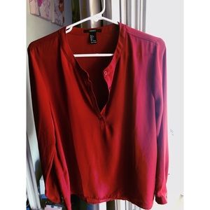 Stunning red blouse